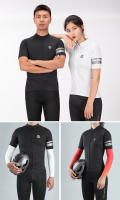 ROCKBROS-Conjunto de ropa de ciclismo, camiseta transpirable, ropa de secado rápido, manga corta reflectante Anti-UV, Verano - details 6