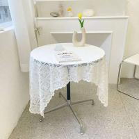 Mantel bordado ENCE INS blanco francés, cubierta para mesa de centro de piscina, decoración de restaurante para banquete de boda - details 3