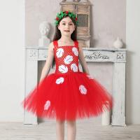Vestido tutú para niñas de la isla hawaiana, disfraz de Lilo de dibujos animados, disfraz de cosplay elegante para niños, vestidos de princesa de fiesta Hula de playa con guirnalda de flores - details 10