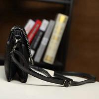 Bolso negro para mujer, bolso cruzado informal para mujer con hombro de PU, cartera - details 8