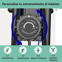 Bicicleta Estática Plegable,X TOP Magnet Bike, Pantalla LCD Multifunción,Volante de Inercia,8 Niveles Resistencia, Sensor De Frequencia Cardiaca, Doble Manillar, Bici de Spinning - details 2