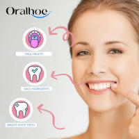 Dientes con sabor a melocotón, aliento fresco y duradero, enjuague bucal portátil para limpiar las encías - details 4