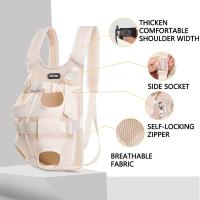Bolsa frontal creativa para perros y mascotas, mochila de tela de nailon impermeable para mascotas, bolsa de transporte de malla transpirable duradera para gatos, pequeña - details 11
