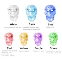 Máscara con Luz Led para Cuidado Facial, Mascarilla para Cara y Cuello, Dispositivo para Terapia Antiacné Blanqueamiento Rejuvenecimiento de la Piel, Máquina de Tratamiento con 7 Colores - details 4