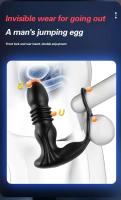 Leten Masajeador Anal Vibrador Control APP Enchufe Anal Telescópico Estimulador Prostatás - details 4