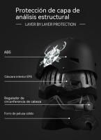Casco esqui hombre mujer patinete Deportes Equipo Protector - details 7