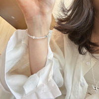 Pulseras de Estrella de Mar de 16 + 3,5 cm para Mujer, Plata de Ley 925, simplicidad, pulsera de Plata de Ley 925, Cuenta de Perla - details 4