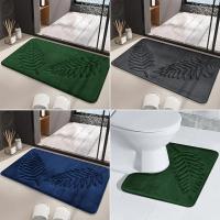 Alfombra de baño antideslizante absorbente, alfombrilla de algodón con memoria, para sala de estar, dormitorio, cocina, hogar - details 0