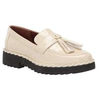 Zapatos casuales de cuero beige de alta calidad de las mujeres del OEM ODM de las mujeres - details 4
