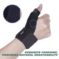 Muñequera duradera SBR, muñequera deportiva ajustable negra, fracturas Spt, unisex - details 0