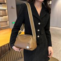 Bolso cruzado de piel auténtica para mujer, bandolera sencilla de alta calidad, Vintage, Boston, 2024 - details 14
