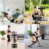 Máquina de entrenamiento Abdominal y núcleo de Fitness, equipo de Fitness plegable, 4 niveles, entrenamiento de fuerza en gimnasio en casa - details 7