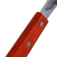 Cubiertos con mango de madera, espátula para mantequilla de acero inoxidable, raspador de crema, accesorios de cocina, herramientas para queso - details 6