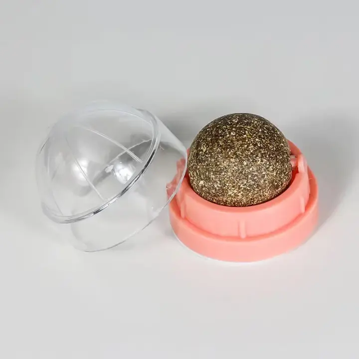 Juguete de Pared de Catnip Bola Pegajosa Saludable para Gatos Promueve la Digestión - 1