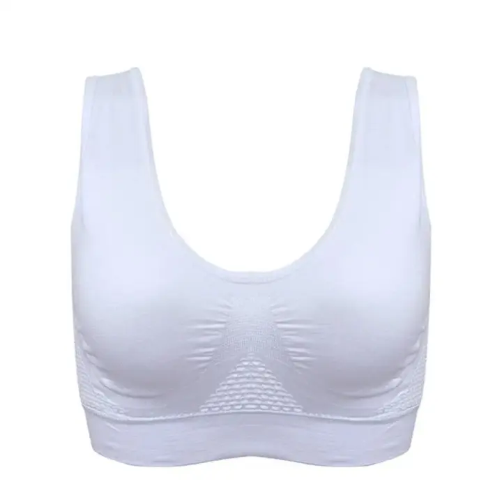 Chaleco de Yoga sin costuras para mujer, para el pecho con almohadilla Sujetador deportivo, sin aros, Color sólido, ropa de gimnasio - 1