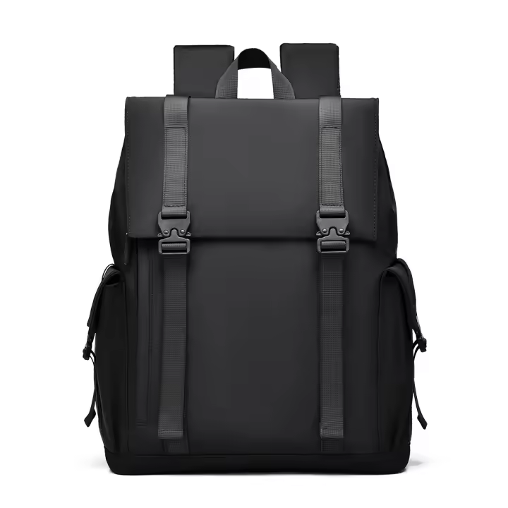 Mochila para hombre Mochila de negocios Nuevo diseño de solapa Mochila de computadora Tendencia de moda Bolsa escolar de cercanías - 1
