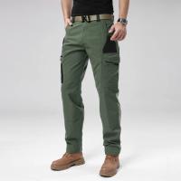 Pantalones Cargo holgados de verano para hombre, pantalones de trabajo para senderismo al aire libre para hombre, pantalones Cargo rectos informales, pantalones para correr - details 0