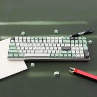 130key/set G November Fog Keycaps PBT Dye Subbed Key Caps Cherry Profile Keycap With 2.25U 2.75U 3U 7U Spacebar ISO Enter - details 5