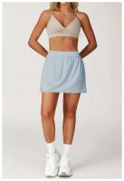 Pantalones cortos deportivos de cintura alta para mujer, faldas deportivas de Yoga Fiess, falda de tenis de Golf para correr de secado rápido, ropa de verano - details 12