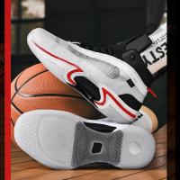 Zapatos de baloncesto de alta calidad, zapatillas de deporte para hombre, zapatos de cesta para niños, zapatos deportivos antideslizantes de alta calidad para exteriores, calzado deportivo para gimnasio para hombre - details 2