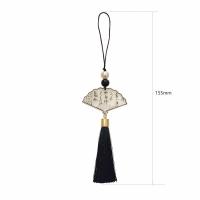 Colgante de mariposa de estilo chino acrílico, abalorio de teléfono hecho a mano DIY, cadena de teléfono con cuentas Retro, cordón colgante de estilo corto - details 0