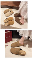 Nuevas sandalias versátiles de estilo retro para hombre y mujer con suela gruesa de corcho, tipo bolso, para parejas, pantuflas de una sola pieza. - details 5