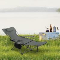 Juego de 2 Sillas de Camping Sillas Plegables, Silla de Acampada Portátil, Ligera para Picnic, Playa, Jardín, Pesca, con Portavasos, Gris - details 3