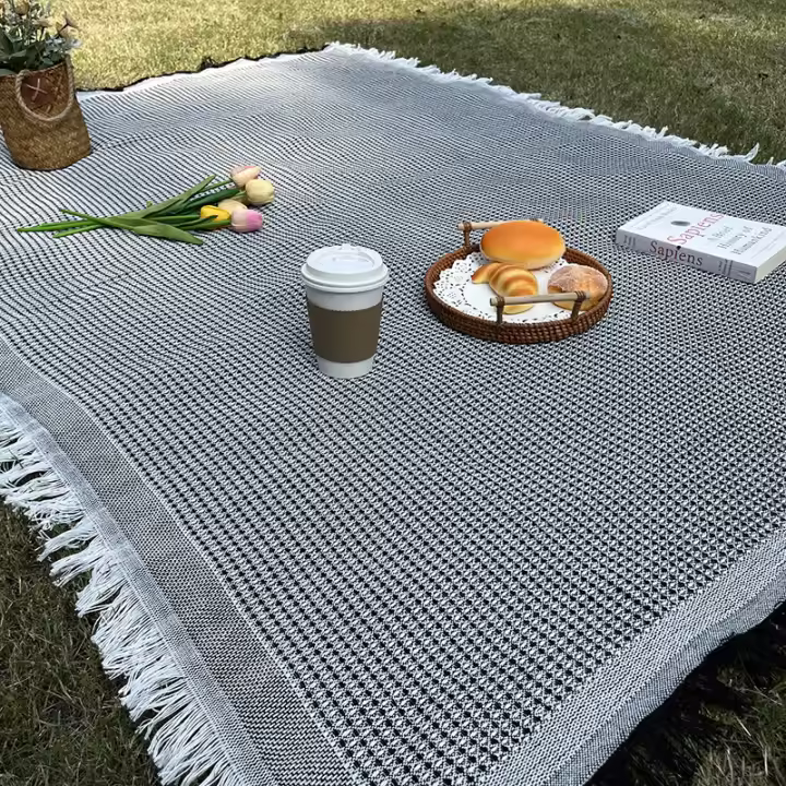 Mantas de campamento, almohadillas de picnic, duraderas, ligeras, impermeables, lavables a mano, almohadillas de césped al aire libre, manteles de rollo de huevo, mantas para la siesta, almohadillas de picnic a prueba de humedad - 1