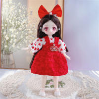 Vestido con bisagra de ojos simulados, muñeca de articulaciones extraíbles, Linda muñeca, regalo de cumpleaños, 23cm - details 10