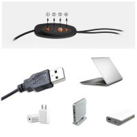 Lámpara de mesa con Clip 2 en 1, luz de escritorio blanca fría ajustable por USB, creativa, para tatuaje de cejas, arte de uñas, belleza, maquillaje y Pesca - details 8