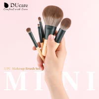 Brochas de Maquillaje DUcare 5PCS Set Herramientas de Belleza para Mezclar Blush Sombra de Ojos y Base en Polvo Cosmético - details 4