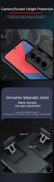 KEYSION-funda a prueba de golpes para Samsung A55, 5G, A35, A25, A15, A05, protección de lente de cámara deslizante, soporte en vivo, funda de teléfono para Galaxy A05S - details 3