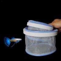 Red de cría de Guppy ventilada, red de nailon Permeable flotante para peces, caja de aislamiento portátil para tanque de peces, cría de peces - details 4