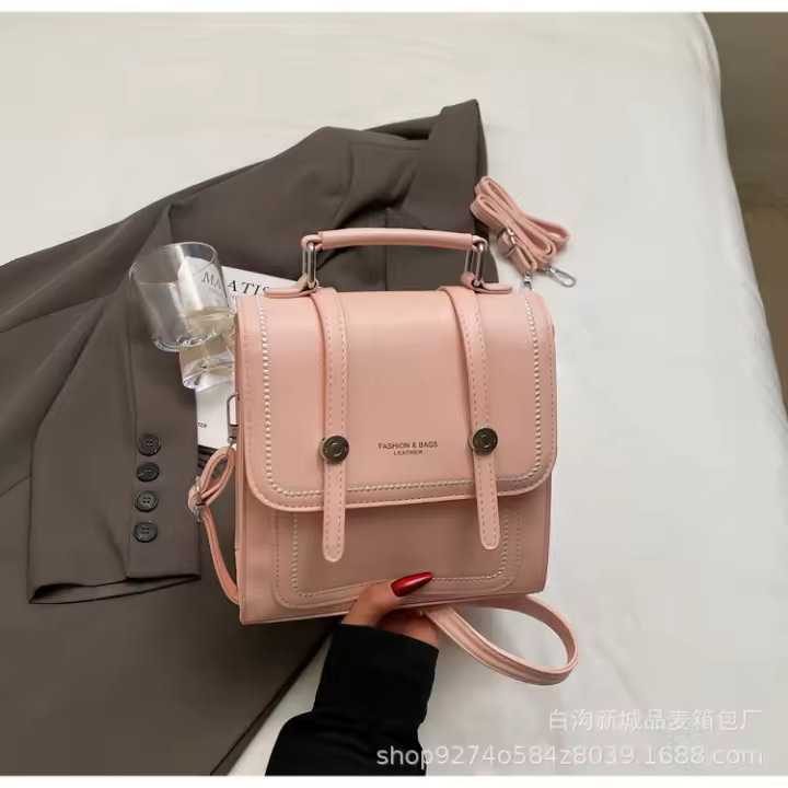 Nueva mochila de primavera informal y sencilla para niñas, nuevo diseño de nicho para desplazamientos, bolso cruzado ligero - 1