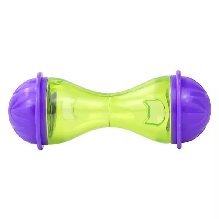 Juguete para gatos, dispositivo para fugas de alimentos, forma de hueso, dispositivo divertido de comida lenta, juego de mascota - 1