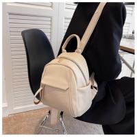 Bolso mujer 2025 nueva mochila de cuero suave para mujer, mochila pequeña de viaje literario de moda bolso de mujer - details 23