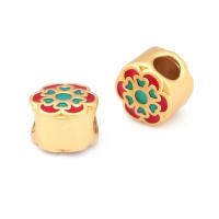Pulseras de Brass Dorado Mate 4PCS Grande Agujero Abalorios para Hacer Joyas DIY - details 158
