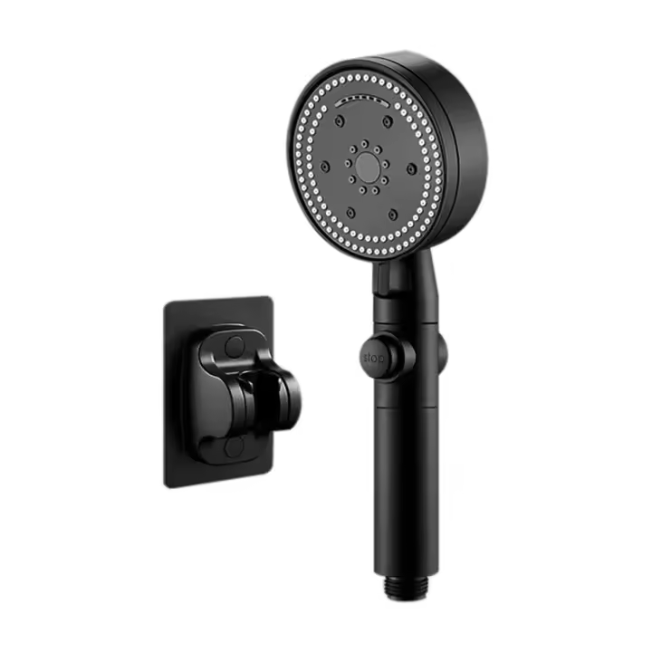 Cabezal de ducha ajustable de alta presión, alcachofa de mano con ahorro de agua, lluvia, masaje, Spa, accesorios de baño - 1