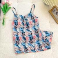 Vestido Suelto Adelgazante de Verano 2025 Falda A-Línea Floral Elegante - details 4