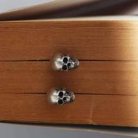 Pendientes de calavera personalizados retro para hombre y mujer, joyería de motocicleta punk rock, nuevo diseño - details 10