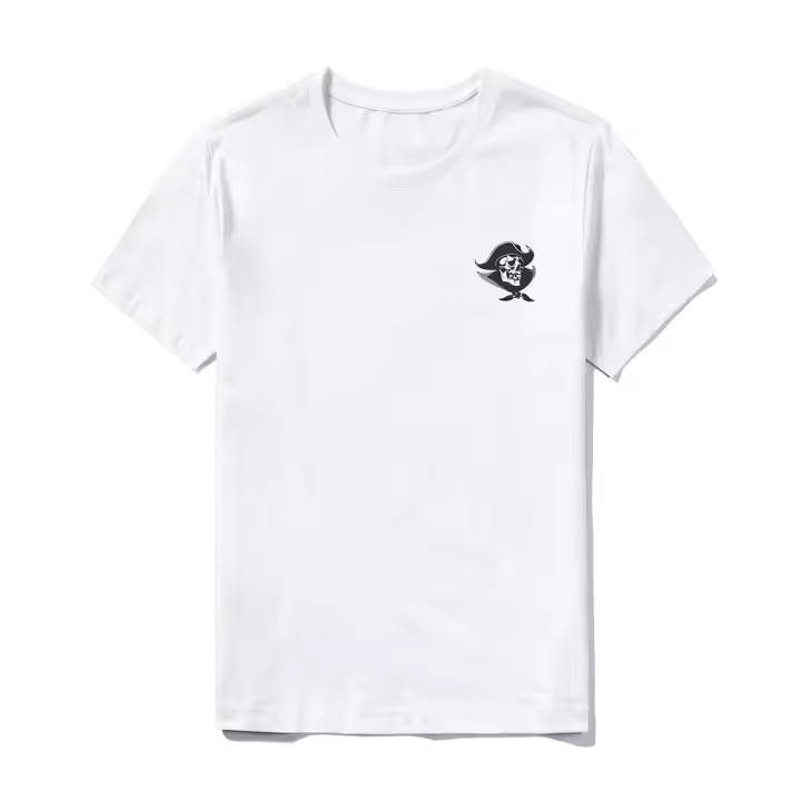 "Camiseta de algodón blanca transpirable con estampado artístico |   100% algodón orgánico |   Suave para uso diario" - 1