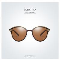 El conductor masculino conduce gafas de sol polarizadas metálicas para deslumbrar las gafas de sol - details 25