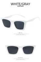 Gafas De Sol De ojo De gato Vintage para mujer, lentes De Sol cuadradas con montura pequeña, De diseñador De marca, Retro, a la moda - details 7