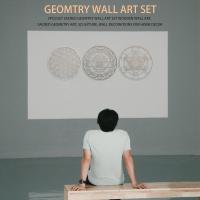 Juego de Arte de pared de Geometría Sagrada, arte de pared de madera, escultura, decoraciones de pared para decoración del hogar, 3 piezas por juego - details 2