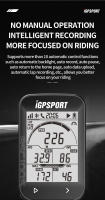 Computadora de Bicicleta Igpsport Bsc 100s Sensor de Cadencia y Velocímetro para Montañismo y Carretera Ant+ GPS - details 12