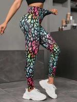 Body de gimnasio sin costuras para mujer, pantalones de yoga con estampado digital, levantamiento de cadera, monos deportivos, pantalones de entrenamiento de cintura alta - details 15