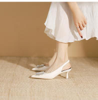 Nuevos tacones altos con correa y hebilla cuadrada de diamantes brillantes para fiesta - details 11
