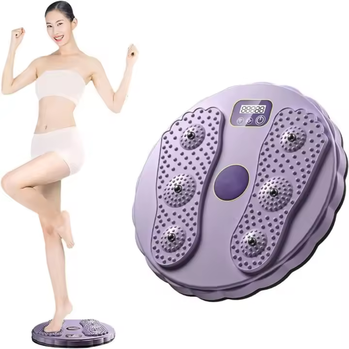 Tablero de torsión de cintura de entrenamiento, equipo de Fitness, masaje de pies, ejercicio, tablero de gimnasio, pantalla de visualización, cuenta, disco de cintura de torsión - 1