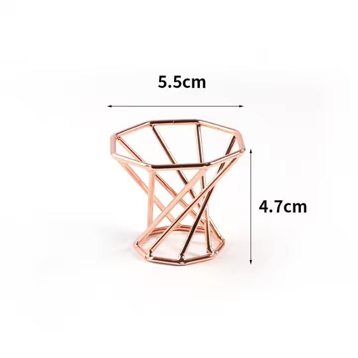 Estante mágico de hierro forjado tridimensional, soporte de esponja de maquillaje, para exhibición, creativo - 1