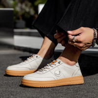 Xiaobai zapatos de hombre 2025 nueva superficie de cuero de verano deportes suela suave transpirable No. 1 zapatos de junta casual zapatos de cuero de los hombres. - details 21